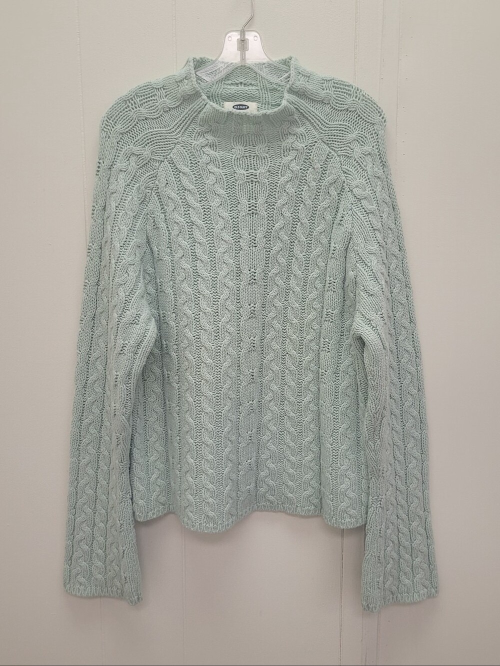 Old Navy Mock Neck Cable Knit Sweater